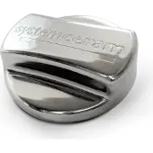 SYSTEMCERAM 00786 Excenter Drehgriff, rund aus Edelstahl glänzend / Drehknopf