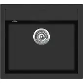 Gurari SQQ100 - 601 W, (1 St), Einbau Granitspüle Schwarz metallic