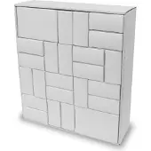 Itenga Adventskalender zum Füllen Quader Mix (weiß)