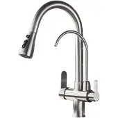 OEM Berührungssensor Küchenarmatur, Ausziehbares Design, Doppelgriff-Komfort, Kein Sensor Gebürstet