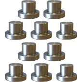 SRM Design 10x Spannbolzen 16mm Ø Schweißtisch Lochtisch Lochplatte Spannhilfe Bolzen