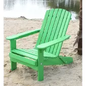 DanDiBo Strandstuhl Holz Grün Gartenstuhl klappbar Adirondack Deckchair