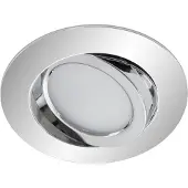 Briloner LED Einbauspot dimmbar per Schalter schwenkbar Chrom – 230V, 30 mm flach