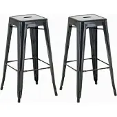 CLP 2er Set Barhocker Joshua schwarz