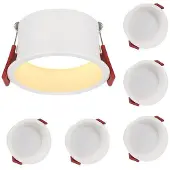 ZMH LED Einbaustrahler 5er Set Einbaustrahler 230V/5W Warmweiß