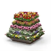 AvantGarden Hochbeet "HighBeet Rock X-tra" 5 Ebenen aus Cortenstahl