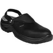 AWC Footwear Berufsschuhe Sandale mit Stahlkappe in Schwarz-40