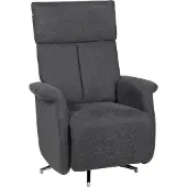 Duo Collection Relaxsessel >Thompson< verstellbar, drehbar, anthrazit - 78x95x80cm (BxHxT)