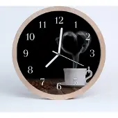 Tulup Holzuhr 20fi cm wanduhr - Kaffee Küche