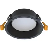 Licht-Erlebnisse Einbaustrahler Metall GX53 Schwarz rund