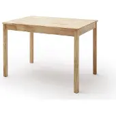 Natur24 Küchentisch Alfons 110x70x76 cm Kleiner Tisch Esstisch Wildeiche massiv