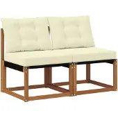 Syfax 2 Stück Outdoor Mittelsofa