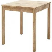 Natur24 Küchentisch Alfons 70x70x76 cm Kleiner Tisch Esstisch Wildeiche massiv