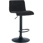 CLP Barhocker Branford Stoff schwarz