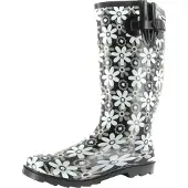 Intex Kautschuk-Gummistiefel in Übergrößen Schwarz Florence 14102 große Damenschuhe