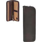Sonnenleder Schüleretui Stifteetui Federtasche Leder Kluge Stiftetui mocca braun 801-383-77