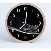 Tulup Holzuhr 20fi cm wanduhr - Wasser Natura