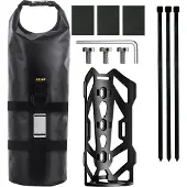 Lixada Fahrrad-Vordergabeltasche, wasserdichte Outdoor-Tasche, 5 l Rennrad-Mountainbike-Reisetasche, Tasche + Mountainbike-Taschenhalter