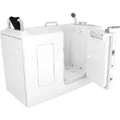 AcquaVapore Sitzwanne Whirlpool Badewanne mit Tür S07WP-C-L 140x76cm