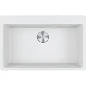 Franke Maris MRG 610-73 A Einbauspüle Glacier Fragranite für Unterschrank ab 80 cm, Handbetätigung - inkl.