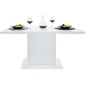 CasaDolce Esszimmertisch LAVIA, 160x80x74 cm, weiß hochglanz