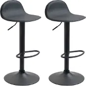 CLP 2er Set Barhocker Lana V2 schwarz schwarz