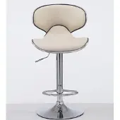 CLP Barhocker Las Vegas V2 chrom creme