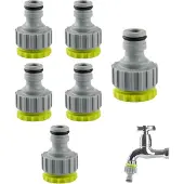 Markenlos Kraanadapter Set - Tuinkraanadapter - 6-teilig - Kunststoff