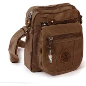 Jennifer Jones Leather Bag Street Nylon Tasche Damenhandtasche Herren braun OTJ215N