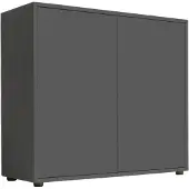 BMG Möbel Schuhkommode / Kommode BEN 4 in anthrazit, Push-to-open, (BxHxT) 79x73x33 cm