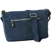 Jennifer Jones Leather Bag Street Nylon Umhängetasche navy Damen Tasche OTJ201B