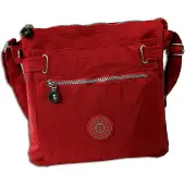 Jennifer Jones Leather Damentasche rot Nylon Bag Street Handtasche OTJ207R