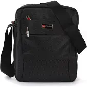 Jennifer Jones Leather Bag Street Polyester Tasche Damen Herren schwarz 22x8x27 OTJ252S