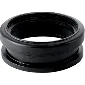 Geberit GE PE Steckmuffe für Wand, verkürzt, d 90/90mm, mit Dichtung, 366941, 1 Stk.