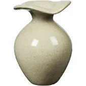 Broste Copenhagen Florentina Bodenvase beige XS 14cm