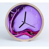 Tulup Holzuhr 30fi cm wanduhr - Abstrakte Kunst