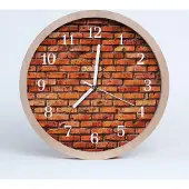 Tulup Holzuhr 30fi cm wanduhr - Mauer Architektur