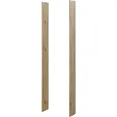 Meublorama HA-OPTIMA-249AKL03-*1C/17KG, Braun, Mitteldichte Faserplatte (MDF), 20 mm, 220 mm, 2160 mm, 17 kg