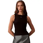 Calvin Klein Jeans Top LV047C201G Schwarz Slim Fit 36