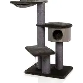 Canadian Cat Company Kratzbaum Coony 130 · grau · XXL mit Ø15 cm dicken Sisalsäulen