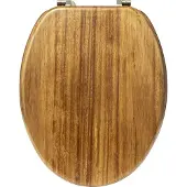 5 Five | Toilettendeckel - WC-Sitz - 46 x 37 x 6 cm - Braun - WC-Brille - Akazienholz