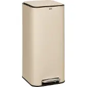5five Simply Smart Mülleimer mit Pedal DELTA, Metall, 30 l