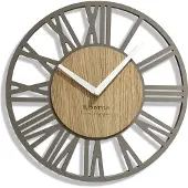 FLEXISTYLE Wanduhr Loft Piccolo 30cm Eiche