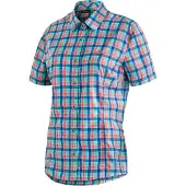 Maier Sports Funktionsbluse "Philina" Damen Bluse, leichte Kurzarmbluse, Blusen-Shirt, Karobluse, Reg Fit