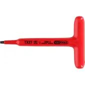 Ks Tools T-Griff-TX-Stiftschlüssel mit Schutzisolierung, T27, 160 mm