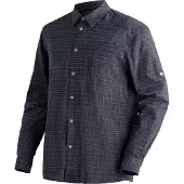 Maier Sports Funktionshemd "Mats L/S" Herren Hemd langarm, karriertes Freizeithemd, Langarmhemd, Regular Fit