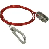 Carpoint Abreißseil mit Karabinerhaken 100cm 1500N/150kg