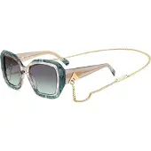 Missoni MIS 0168/G/S Green striped beige 52/18/145 Damen Sonnenbrillen