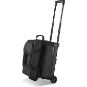 Vevor Bowlingballtasche für 2 Bälle mit Doppelrollen &amp; separatem Fach für Schuhe (bis US-Größe 16) &amp; übergroßer Zubehörtasche