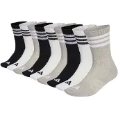Adidas Originals Unisex Socken, 9er Pack - 3-Stripes Cushioned Sportswear Crew Socks, Logo, Streifen, gepolstert